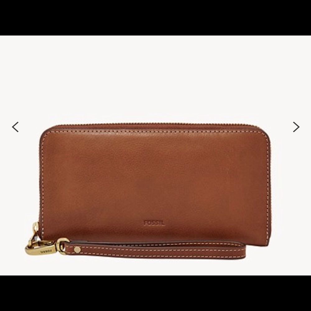 NWT fossil Emma wristlet